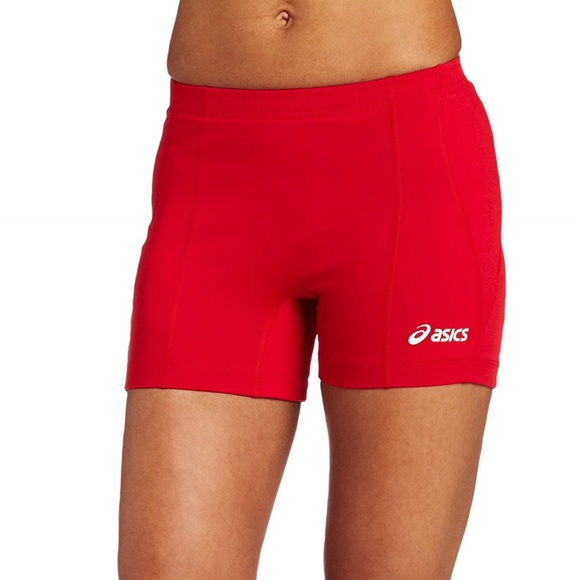 red volleyball spandex